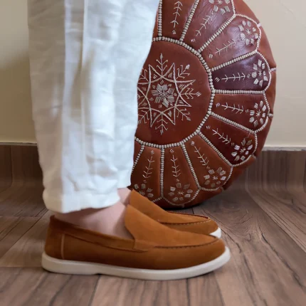 DONYDIOF Mocassin Élégance en Daim